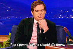 yelyahwilliams:  teamcoco:  Video: Michael C. Hall Wants Dexter To Die Funny  Crush level elevated after watching this segment…….  