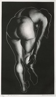 lilit69: A Woman - Paul Landacre - Wood Engraving - 1937