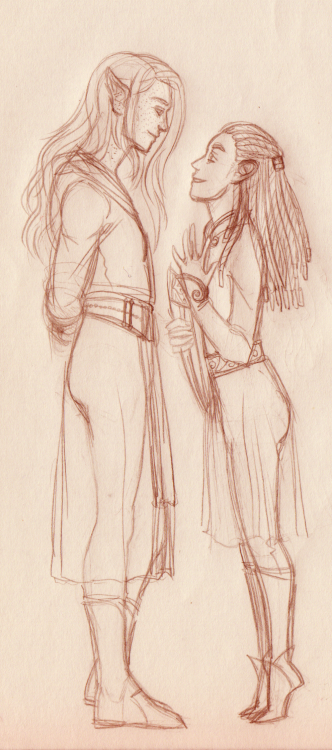 durinsickness:Maitimo & Findekánobaby noldor cousins in Valinorfor some reason I can see Fingon 