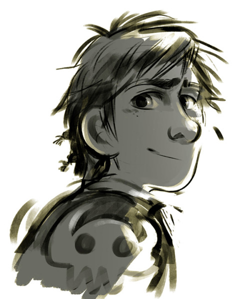 baysalt:  I haven’t seen HTTYD2 yet but I drew a handsome Hiccup anyhow