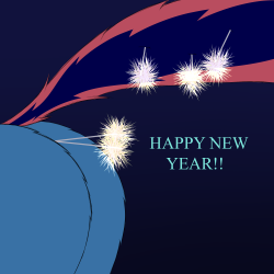 Happy New Year To All Of You Lovely Tails And Butts! I Was Chatting With A Friend