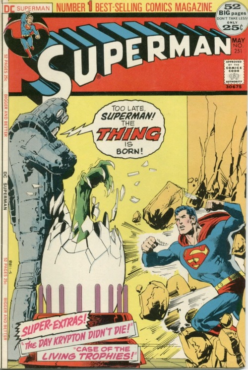Superman #251 cover. 1972. Art by Neal Adams.