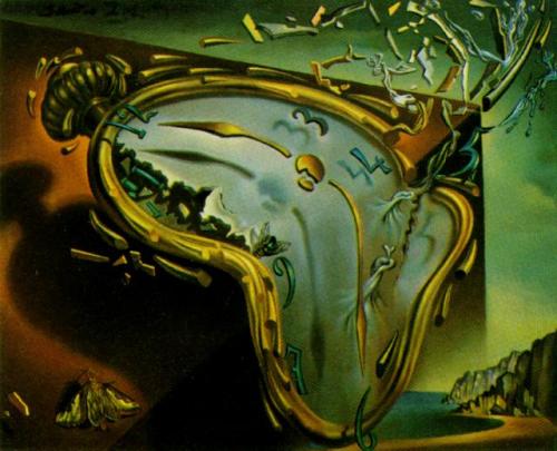 The Melting Watch, also known as Soft Watch at the Moment of First Explosion (1954) - Salvado Dali -