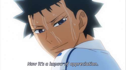 innanbakaandyowapedahell: This has got to be one of my new favourite moments in yowapeda just AHHHHH