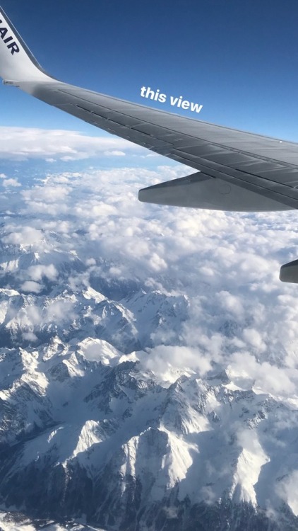 some beautiful views from my window on the plane