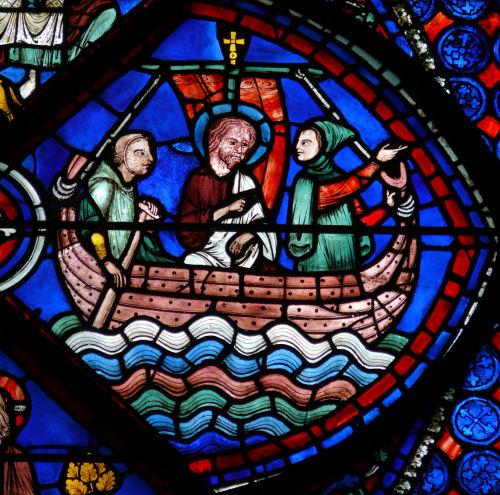 Stained glass windows from Chartres Cathedral, c. 1325