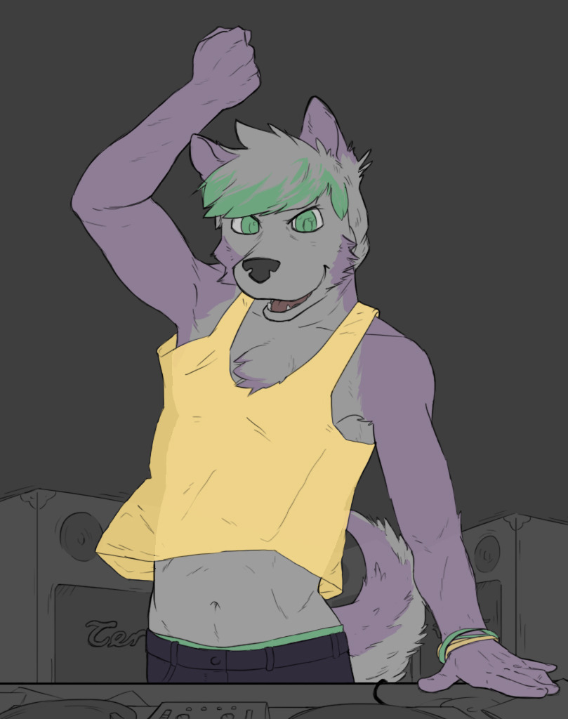 dogandchain:  quick sfw commish! line, my man, lines. 