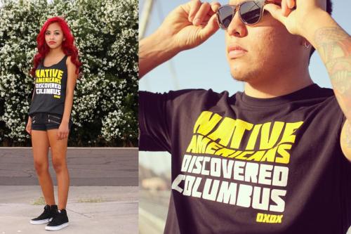 oxdxclothing:The Columbus tee, tank, and newly added women’s crew neck sweater have been RESTOCKED! 