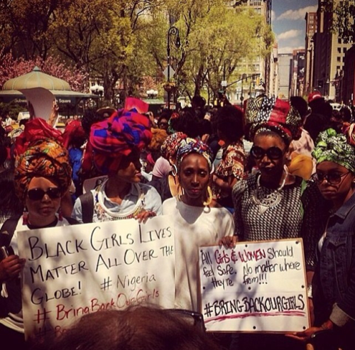 fckyeahprettyafricans:Nigeriasoulrevision:An AMAZING display of solidarity from Atlanta, New York, D