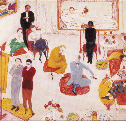 fairest: Florine Stettheimer, Soiree, 1917-1919 Beinecke Library, Yale University 