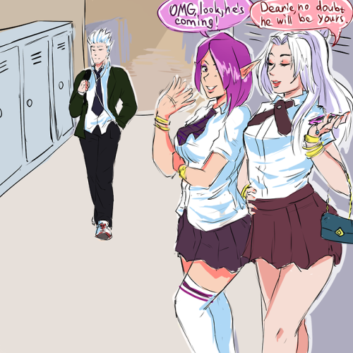  Skye and Lian are the school’s self-proclaimed elite. Koga is a cool handsome guy that everyone ado