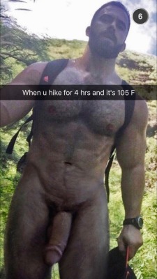 vampiredicks:Too hot to hike.