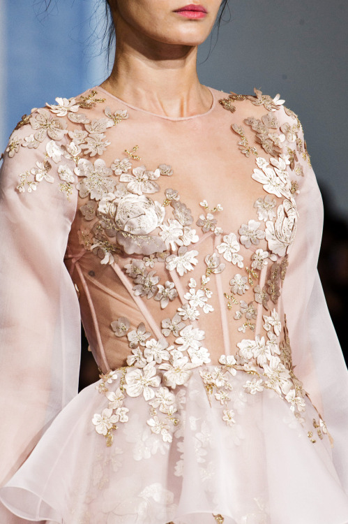 runwayandbeauty:Detail at Ralph &amp; Russo Spring 2016 Haute Couture.