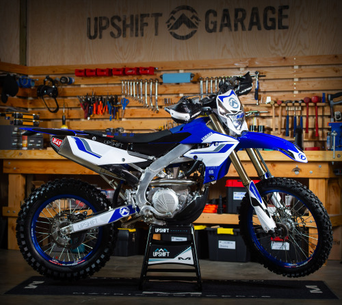 upshiftonline:  All new graphics kit for the 2019-20 Yamaha WR450F. Simple clean design on heavy duty 12mil 3M vinyl with a gloss finish. Bike pictured has a Seat Concepts seat installed. Link  below! WR450F Graphics: https://bit.ly/wr450fBW