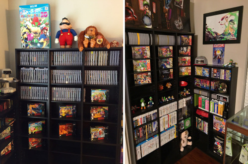 isquirtmilkfrommyeye:  So this is my new game room. My friend @r0ck3r-10 was nice enough to let me borrow the N64′s so I could take the pictures since I haven’t gotten around to buying them yet.