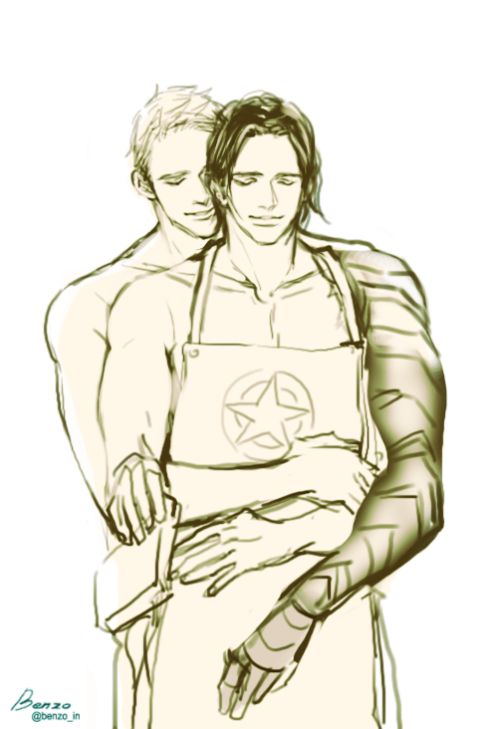 be-n-zo: [Steve x Bucky] Live together. 