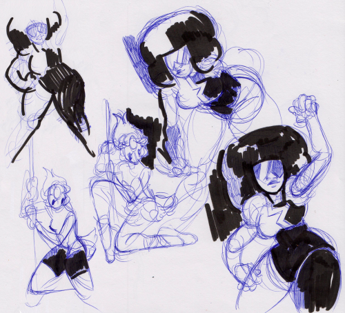 tinycrown:  I decided to restart that print from the top between doing commission work, everything is already looking a lot better so I figured that I would post some of the improved sketches!  