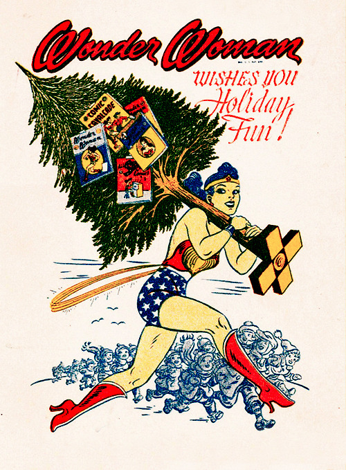 vintagegal:
“ Wonder Woman Christmas card, 1943
”