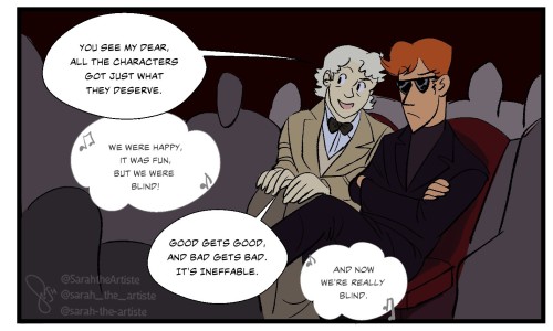 May Sondheim’s memory be a blessing.I had the idea of Aziraphale and Crowley going to the open