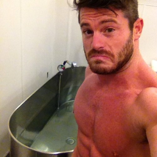 What’s cooler than being cool? Ice bath. [x]  