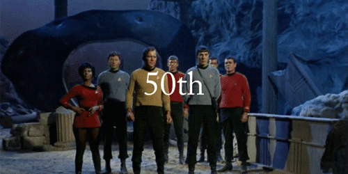 spaicetrek:Happy 50th Birthday, Star Trek!September 8, 1966
