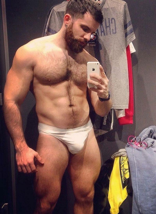 fur+speedo+beard+