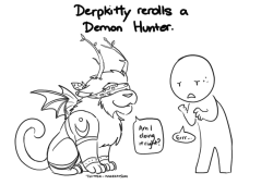 kagesatsuki:  Derpkitty gets in on the Demon
