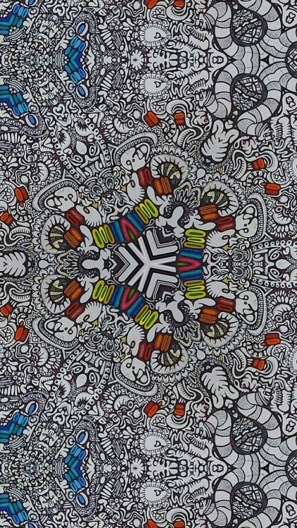 samemmart:  “ garfields dilemmas ” Sam Emm art 2015 Biro and sharpie vs digital
