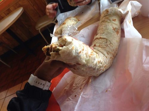 foodrecepiespics:  $9 burrito is cute. This one is $7