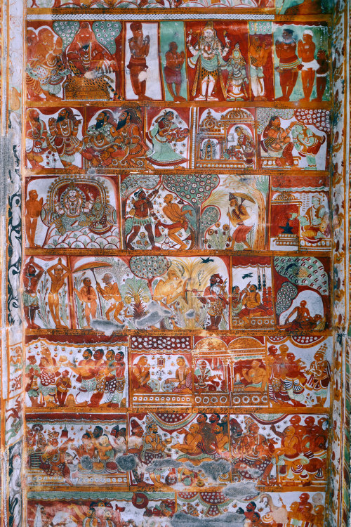 Ceiling paintings, Chidambaran Nataraja temple, Tamil Nadu
