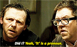 theworldofcinema:  Steven: We need to be able to differentiate between them, them and