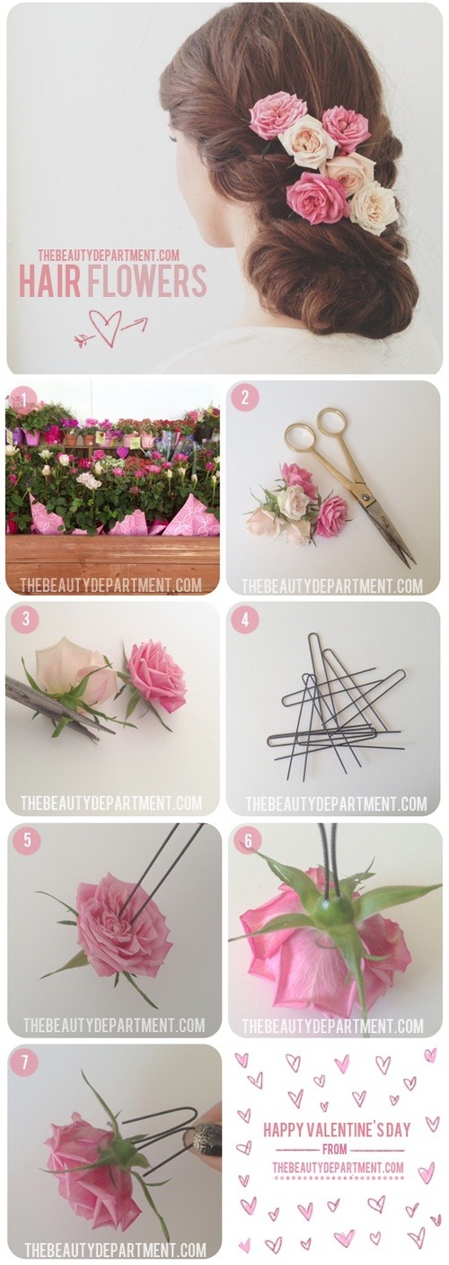 brokecollegestyle:
“ DIY: Hair Flowers
”