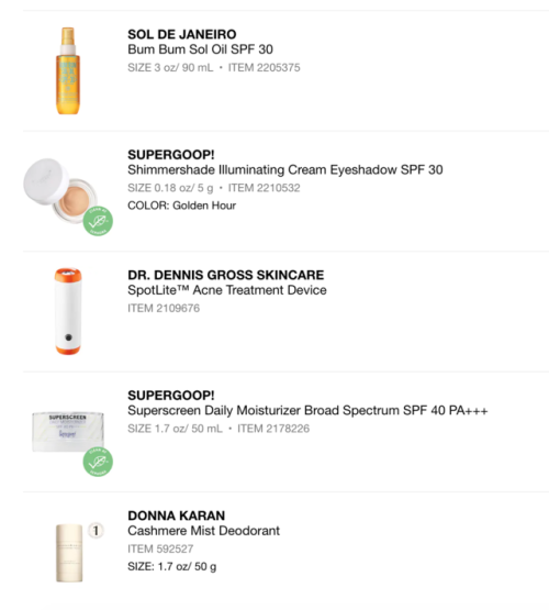 Hey guys! This is everything I’ve bought over the past few days from the Sephora VIB sale for Rouges