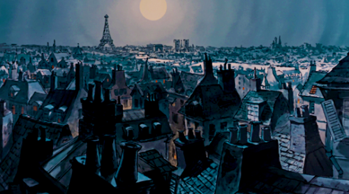 rememberitwasallstartedbyam-blog:Paris in Disney’s The Aristocats (1970)