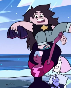 karak13:  So… Garnet is pretty quick to decide to throw Greg over the fence. She has future sight. she knows what will happen. She knows if she lets him stay, she loses Rose Quartz. She wanted to get rid of him to save her.  Oh.My heart.