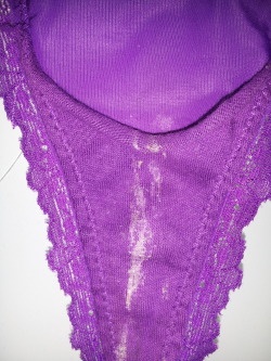 Worndirtypanties:  Anon Submission: “Asian Wife’s Worn Stained Thong After One