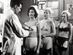 mudwerks:  (via Film Noir Photos: Stay Calm and Carry on (Nurse) …)  Carry on Nurse (1959)  