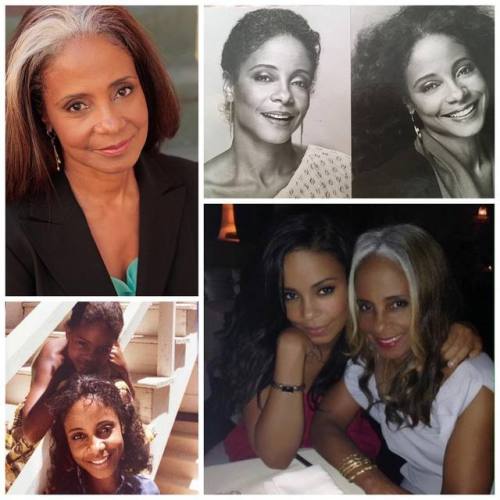 securelyinsecure: Sanaa Lathan and her beautiful mother Eleanor McCoy Wow these women are killing i