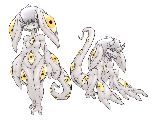 Eyeball Alien Girl