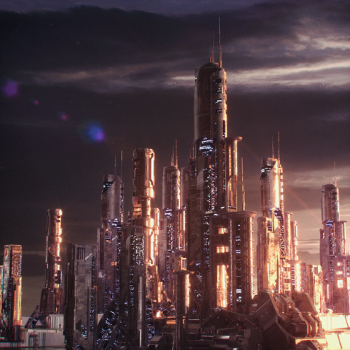 gvokerart:Tytanus - [DAY_945]Utopian architecture kit by: Kitbash3d