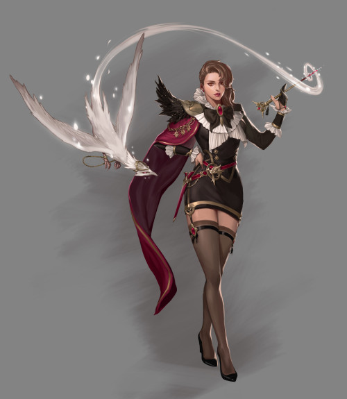 art-of-cg-girls:  royal palace magician by bom Yeon 