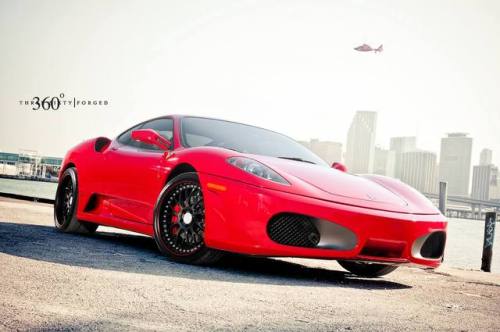  Ferrari with 360 Forged Wheels