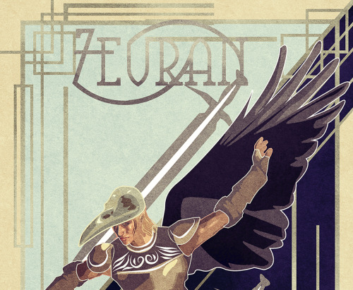 dragonageinquisitionart: Zevran Tarot Card Someone asked me a while back if I ever planned on doing 