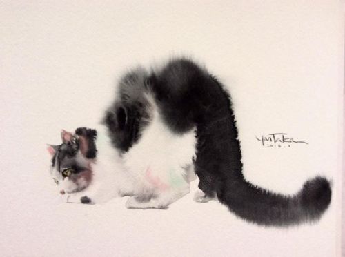 Yutaka aka Yutaka Murakami aka 村上豊 (Japanese, b. Kyoto, Japan, based Ashiya, Hyogo, Japan) - Cats  P