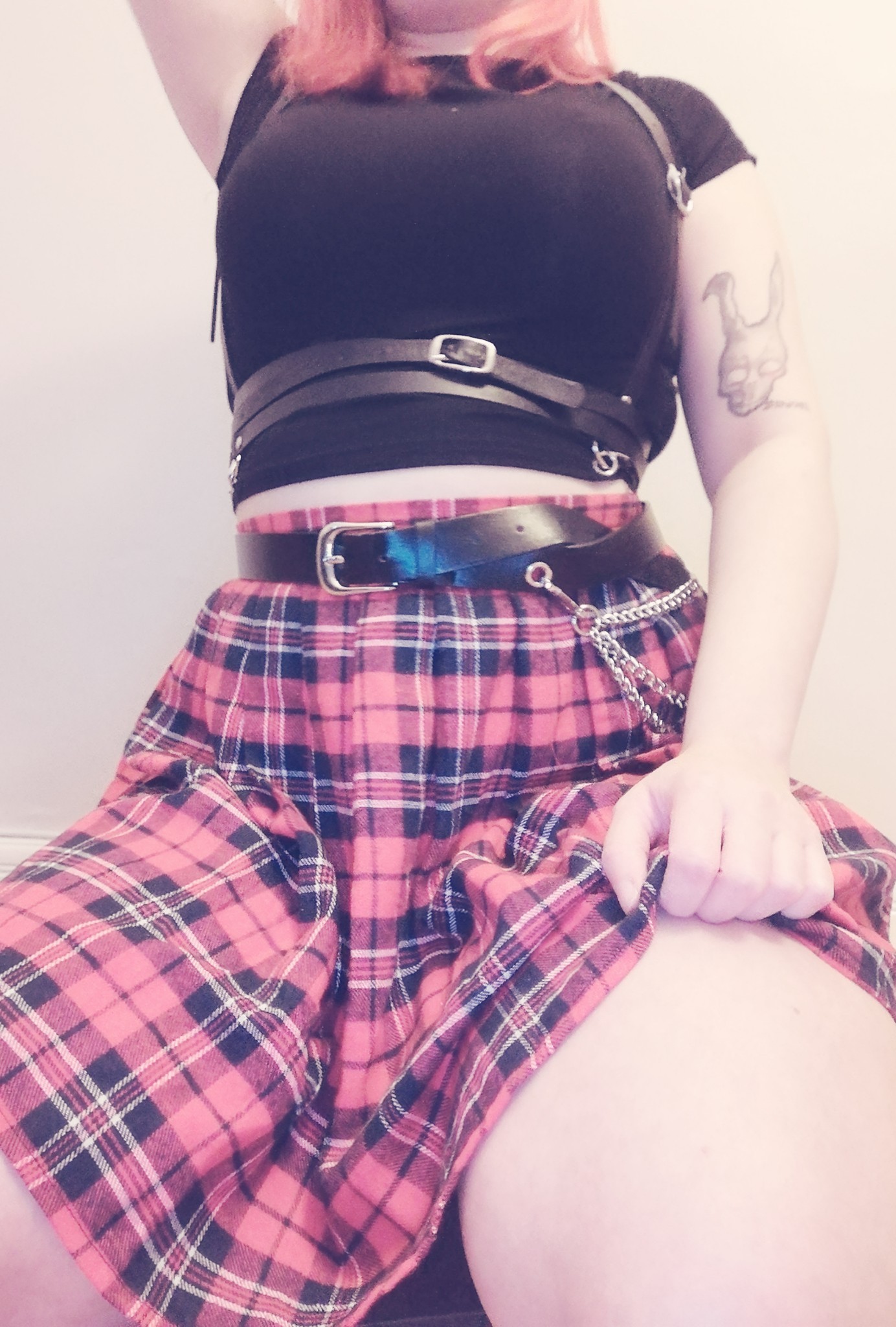 all-that-glitters-aint-g0ld-dea:Tartan skirt 2021