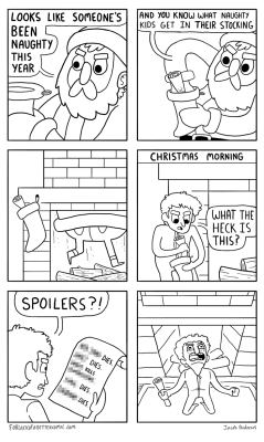forlackofabettercomic:  Gives a whole new meaning to the phrase “spoiled brat”. Happy Holidays, everyone! Hope you’re all having good ones! 