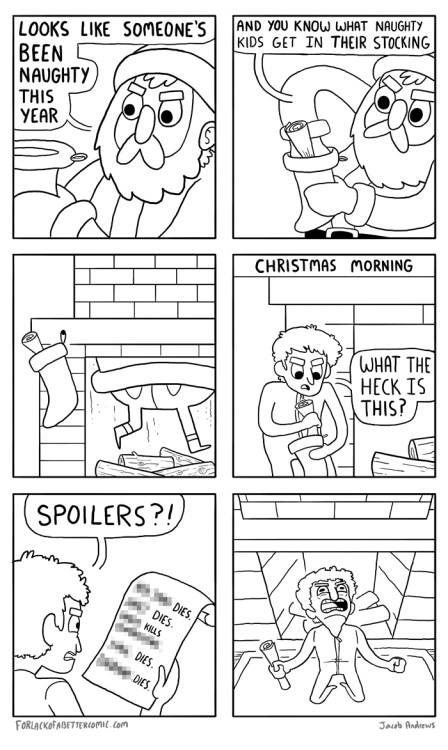 forlackofabettercomic: Gives a whole new meaning to the phrase “spoiled brat”. Happy Hol