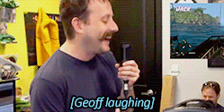 xteamlads:  Geoff: “I love that Gavin gets a hundred percent of the blame a hundred percent of the time.” 