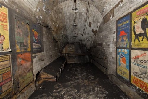 destroyed-and-abandoned:  50 Year Old Posters Discovered in London’s Notting Hill Subway Station. Photos by Mike Ashworth. ethan_kahn:   The London Underground is an incredible maze of subterranean railways, stations and ticket halls – and that doesn’t