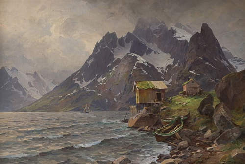 Norwegian landscapes, Even Christophersen Ulving (1863-1952)